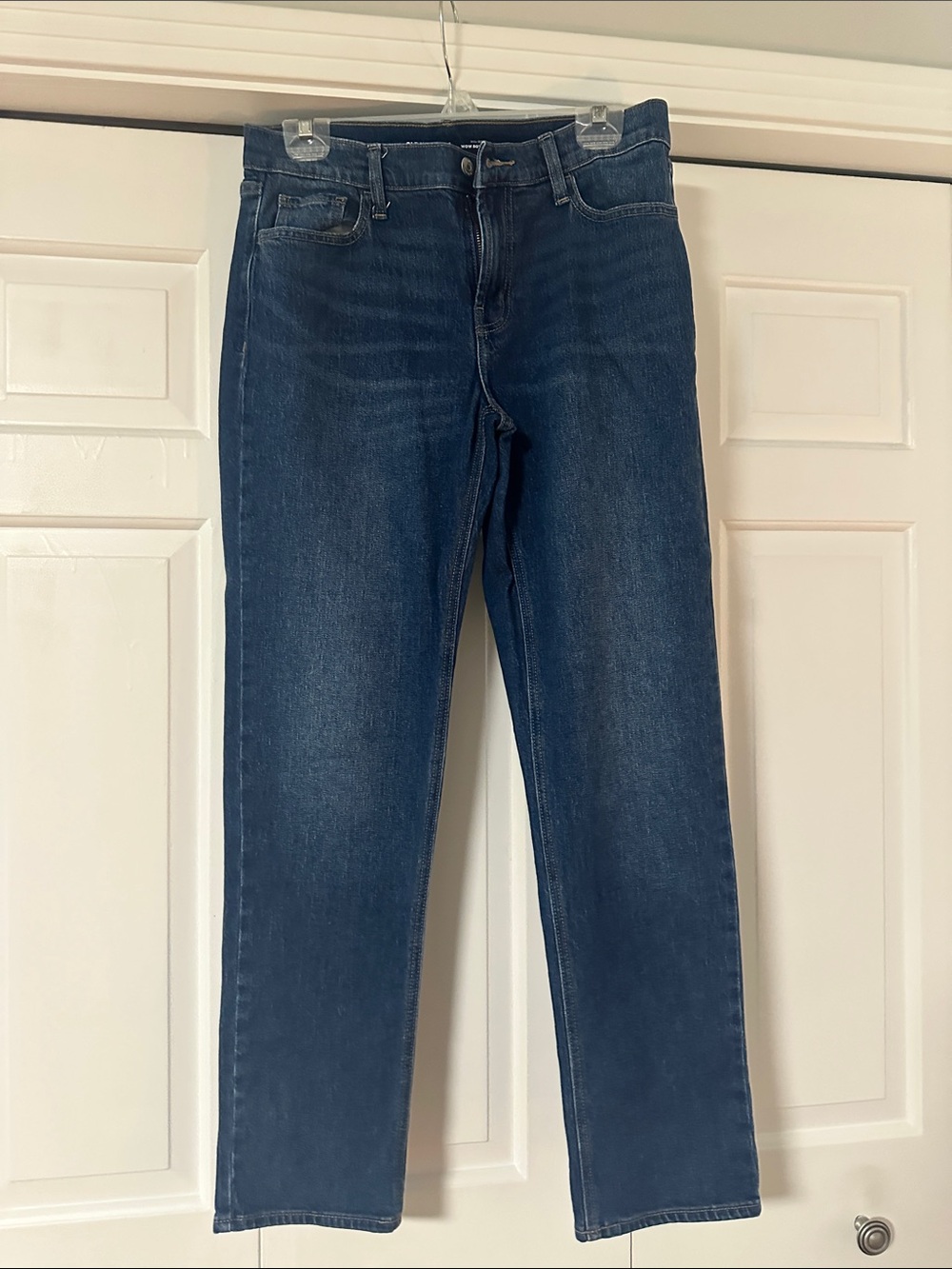 Old Navy Women’s Straight Leg Jeans - Dark Blue Denim
